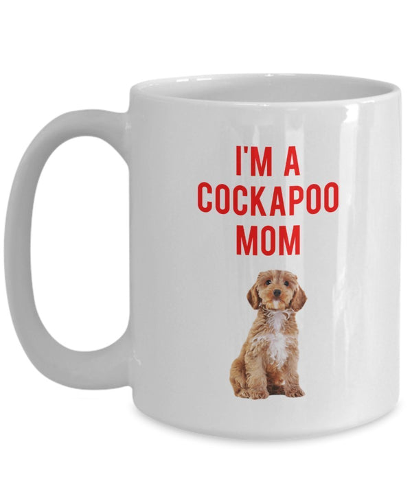 Spreadpassion Cockapoo Mom Mug - Funny Tea Hot Cocoa Coffee Cup - Novelty Birthday Christmas Anniversary Gag Gifts Idea White Variant Sold Out Or Unavailable