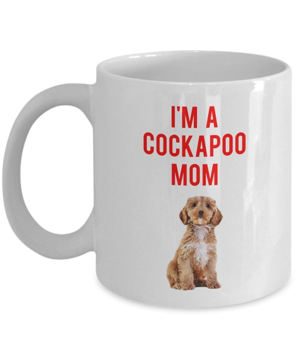 spreadpassion Cockapoo Mom Mug - Funny Tea Hot Cocoa Coffee Cup - Novelty Birthday Christmas Anniversary Gag Gifts Idea White Variant sold out or unavailable