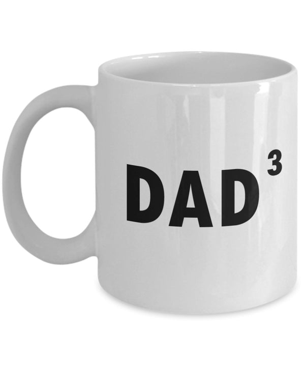 spreadpassion Dad Cubed Mug - Funny Tea Hot Cocoa Coffee Cup - Novelty Birthday Christmas Anniversary Gag Gifts Idea White Variant sold out or unavailable