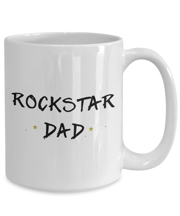 Spreadpassion Dad Rockstar Mug - Funny Tea Hot Cocoa Coffee Cup - Novelty Birthday Christmas Anniversary Gag Gifts Idea White Variant Sold Out Or Unavailable