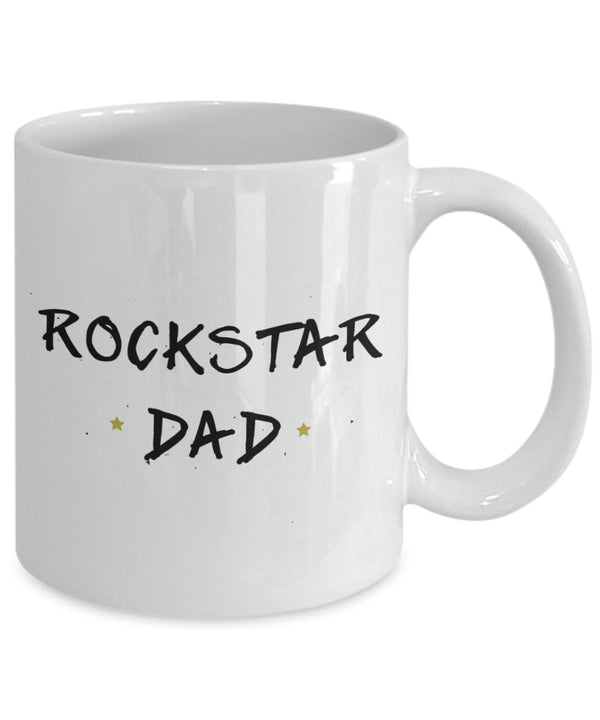 Spreadpassion Dad Rockstar Mug - Funny Tea Hot Cocoa Coffee Cup - Novelty Birthday Christmas Anniversary Gag Gifts Idea White Variant Sold Out Or Unavailable