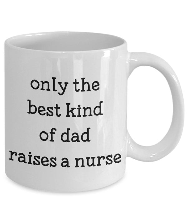 Spreadpassion Die Beste Art Der Dad A Nurse Tasse – Funny Tee Hot Cocoa Kaffeetasse – Neuheit Geburtstag Weihnachten Jahrestag Gag Geschenke Idee Weiß Variant Sold Out Or Unavailable