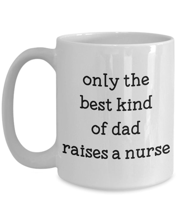 Spreadpassion Die Beste Art Der Dad A Nurse Tasse – Funny Tee Hot Cocoa Kaffeetasse – Neuheit Geburtstag Weihnachten Jahrestag Gag Geschenke Idee Weiß Variant Sold Out Or Unavailable