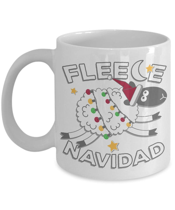 spreadpassion Fleece Navidad Coffee Mug - Gifts for Navidad - Funny Ceramic Mug- Unique Gift Idea