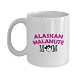 spreadpassion Funny Alaskan Malamute Couple Mug - Alaskan Malamute Dad - Alaskan Malamute Mom - Alaskan Malamute Lover Gifts - Unique Ceramic Gifts Idea (Mom)