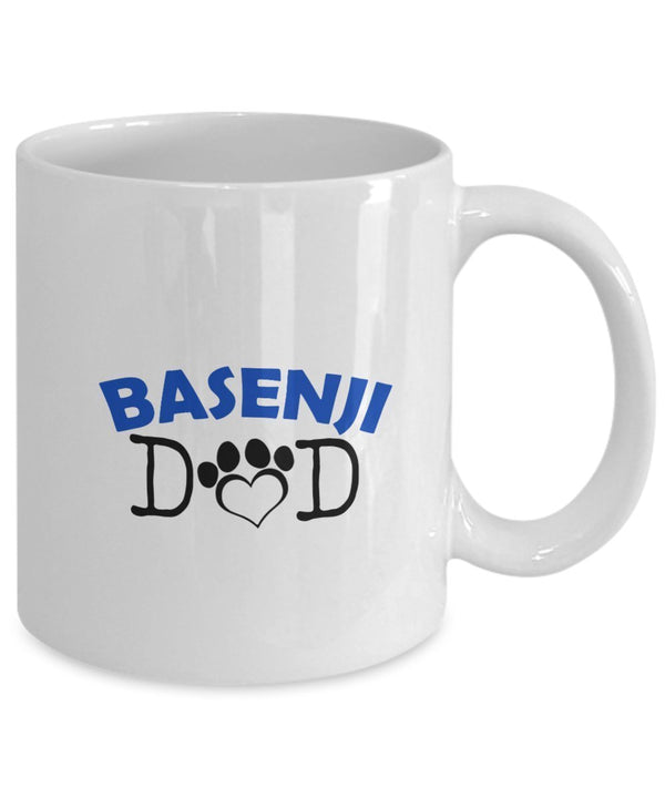 Spreadpassion Funny Basenji Couple Mug - Basenji Dad - Basenji Mom - Basenji Lover Gifts - Unique Ceramic Gifts Idea (Dad) Dad Variant Sold Out Or Unavailable