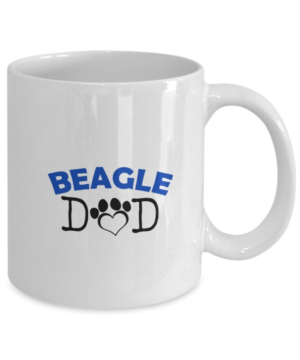 Spreadpassion Funny Beagle Couple Mug - Beagle Dad - Beagle Mom - Beagle Lover Gifts - Unique Ceramic Gifts Idea (Mom) Dad Variant Sold Out Or Unavailable