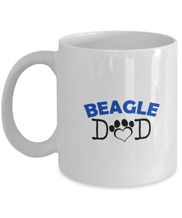 spreadpassion Funny Beagle Couple Mug - Beagle Dad - Beagle Mom - Beagle Lover Gifts - Unique Ceramic Gifts Idea (Mom) Dad Variant sold out or unavailable