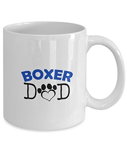 Spreadpassion Funny Boxer Couple Mug – Boxer Dad – Boxer Mom – Boxer Lover Gifts - Unique Ceramic Gifts Idea (Dad)