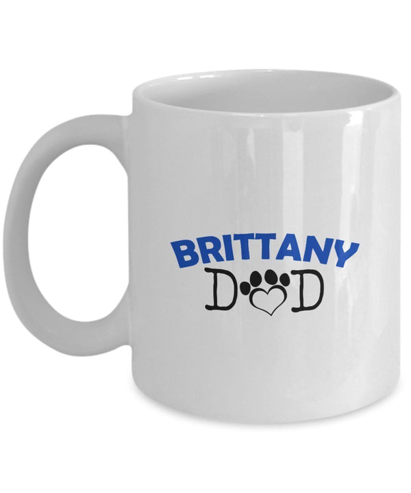 spreadpassion Funny Brittany Couple Mug – Brittany Dad – Brittany Mom – Brittany Lover Gifts - Unique Ceramic Gifts Idea (Dad) Dad Variant sold out or unavailable