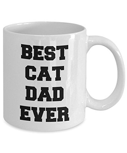 Spreadpassion Funny Cat Dad Mug - Best Cat Dad Ever - Gifts For Best Cat Dad - Cat Lover Gifts - Unique Gifts Idea