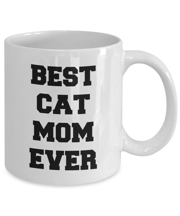 Spreadpassion Funny Cat Mom Mug - Best Cat Mom Ever - Gifts For Cat Mom - Cat Lover Gifts - Unique Gifts Idea