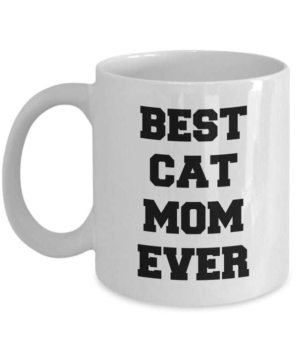 spreadpassion Funny Cat Mom Mug - Best Cat Mom Ever - Gifts for Cat Mom - Cat Lover Gifts - Unique Gifts Idea
