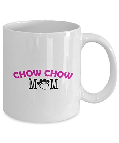 Spreadpassion Funny Chow Chow Couple Mug – Chow Chow Dad – Chow Chow Mom – Chow Chow Lover Gifts - Unique Ceramic Gifts Idea (Mom)