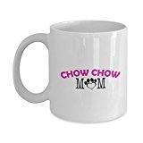 spreadpassion Funny Chow Chow Couple Mug – Chow Chow Dad – Chow Chow Mom – Chow Chow Lover Gifts - Unique Ceramic Gifts Idea (Mom)