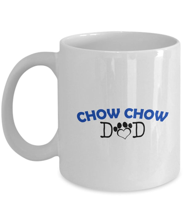 spreadpassion Funny Chow Chow Couple Mug – Chow Chow Dad – Chow Chow Mom – Chow Chow Lover Gifts - Unique Ceramic Gifts Idea (Dad & Mom) Dad Variant sold out or unavailable