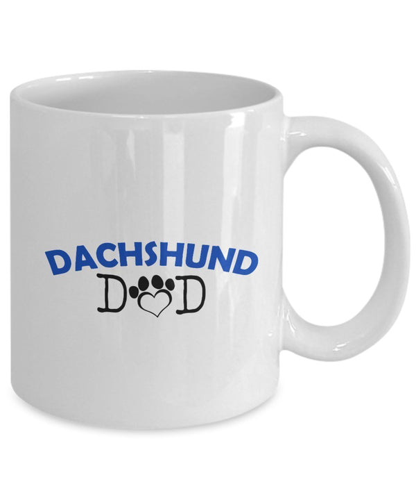 Spreadpassion Funny Dachshund Couple Mug – Dachshund Dad – Dachshund Mom – Dachshund Lover Gifts - Unique Ceramic Gifts Idea (Dad & Mom) Dad Variant Sold Out Or Unavailable