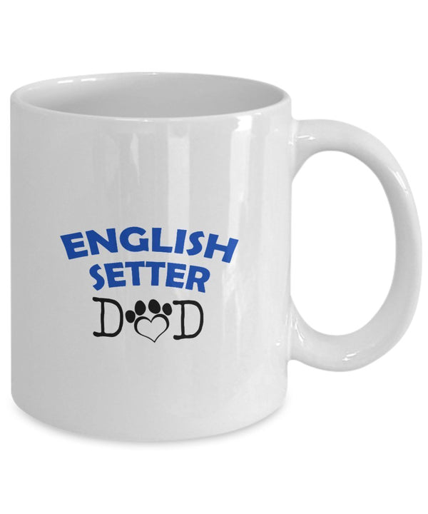 Spreadpassion Funny English Setter Couple Mug – English Setter Dad – English Setter Mom – English Setter Lover Gifts - Unique Ceramic Gifts Idea (Dad & Mom) Dad Variant Sold Out Or Unavailable