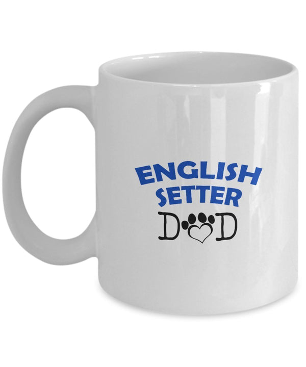 spreadpassion Funny English Setter Couple Mug – English Setter Dad – English Setter Mom – English Setter Lover Gifts - Unique Ceramic Gifts Idea (Dad & Mom) Dad Variant sold out or unavailable