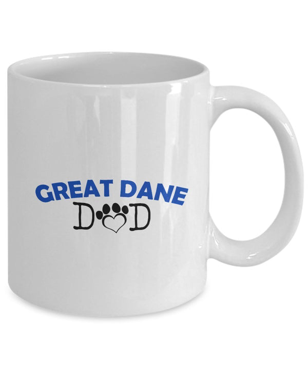 Spreadpassion Funny Great Dane Couple Mug – Great Dane Dad – Great Dane Mom – Great Dane Lover Gifts - Unique Ceramic Gifts Idea (Dad) Dad Variant Sold Out Or Unavailable
