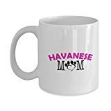 spreadpassion Funny Havanese Couple Mug – Havanese Dad – Havanese Mom – Havanese Lover Gifts - Unique Ceramic Gifts Idea (Mom)