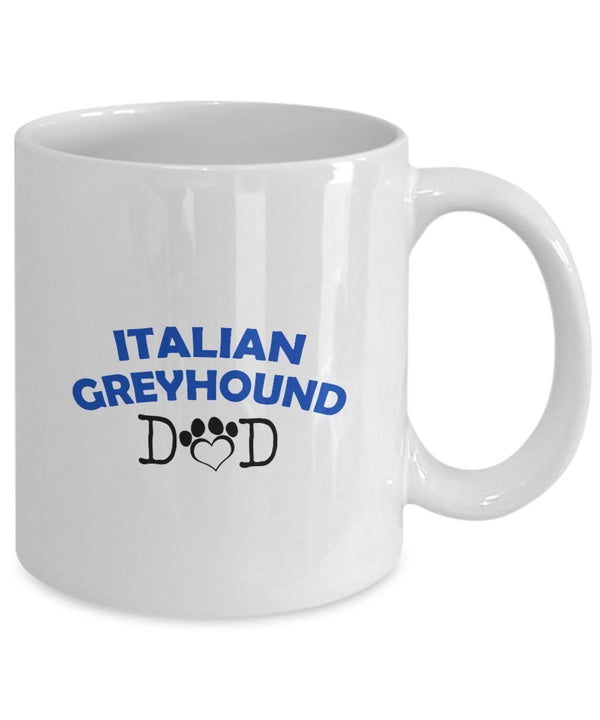 Spreadpassion Funny Italian Greyhound Couple Mug – Italian Greyhound Dad – Italian Greyhound Mom – Italian Greyhound Lover Gifts - Unique Ceramic Gifts Idea (Dad & Mom) Dad Variant Sold Out Or Unavailable