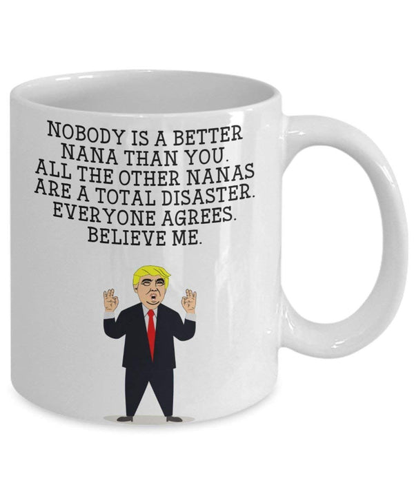 Spreadpassion Funny K? Mmern Trump Head Becher – Donald Trump Kaffeetasse – Neuheit Geschenkidee Stepdad Gag Idee Präsident