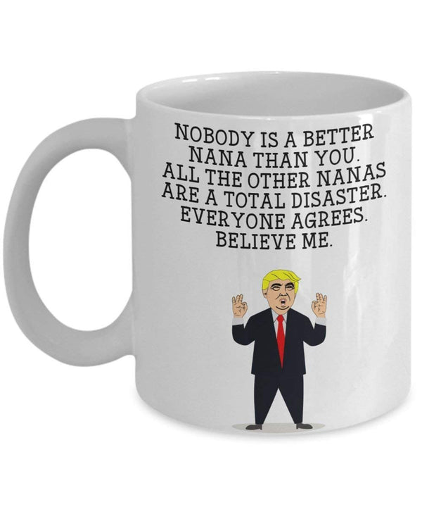 spreadpassion Funny K? mmern Trump Head Becher – Donald Trump Kaffeetasse – Neuheit Geschenkidee Stepdad Gag Idee Präsident