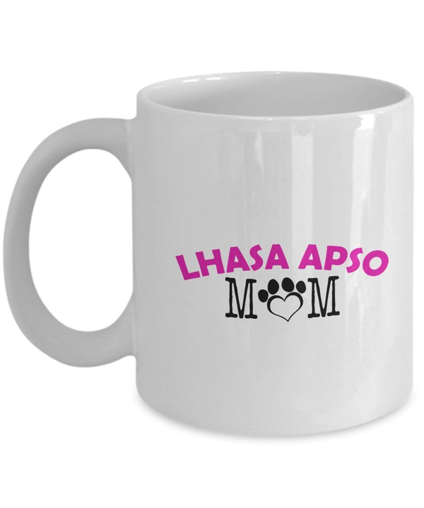 Spreadpassion Funny Lhasa Apso Couple Mug - Lhasa Apso Dad - Lhasa Apso Mom - Lhasa Apso Lover Gifts - Unique Ceramic Gifts Idea (Mom) Dad Variant Sold Out Or Unavailable