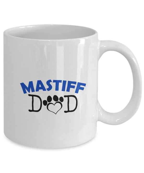 Spreadpassion Funny Mastiff Couple Mug – Mastiff Dad – MastiffMom – Mastiff Lover Gifts - Unique Ceramic Gifts Idea (Mom) Dad Variant Sold Out Or Unavailable