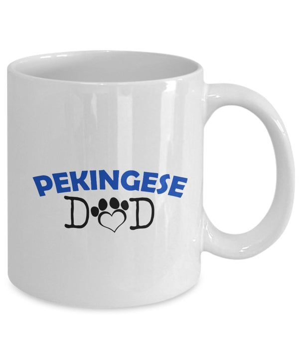 Spreadpassion Funny Pekingese Couple Mug – Pekingese Dad – Pekingese Mom – Pekingese Lover Gifts - Unique Ceramic Gifts Idea (Dad & Mom) Dad Variant Sold Out Or Unavailable