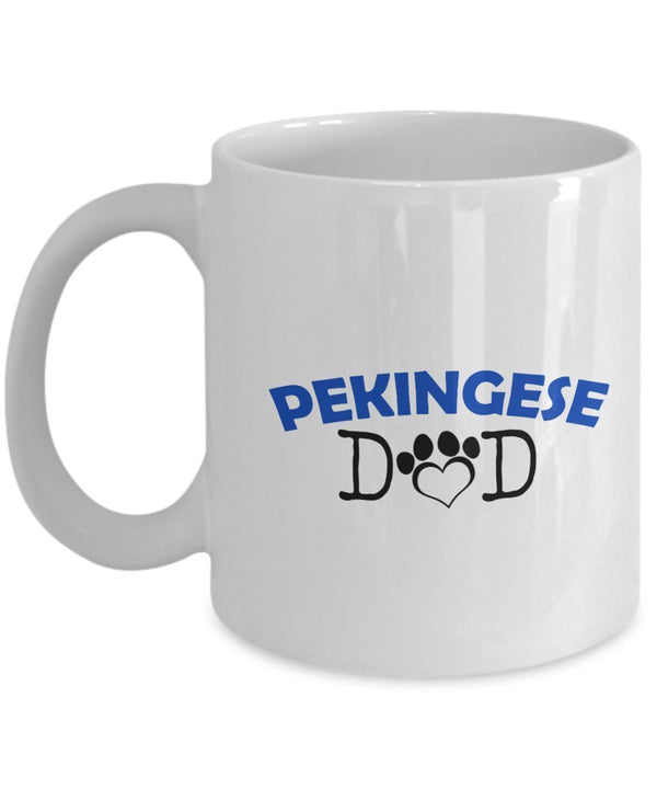 spreadpassion Funny Pekingese Couple Mug – Pekingese Dad – Pekingese Mom – Pekingese Lover Gifts - Unique Ceramic Gifts Idea (Dad & Mom) Dad Variant sold out or unavailable