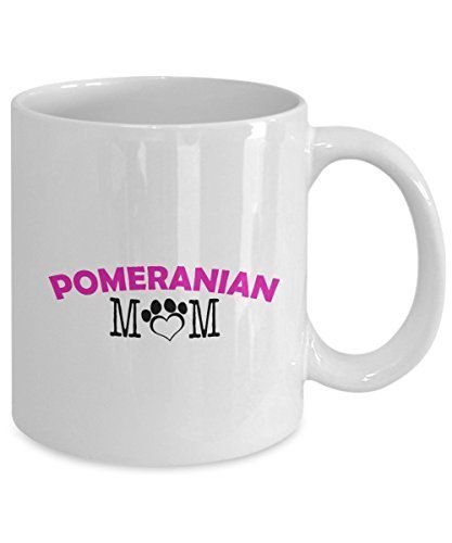 Spreadpassion Funny Pomeranian Couple Mug - Pomeranian Dad - Pomeranian Mom - Pomeranian Lover Gifts - Unique Ceramic Gifts Idea (Mom)