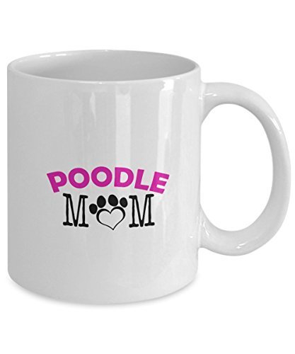 Spreadpassion Funny Poodle Couple Mug – Poodle Dad – Poodle Mom – Poodle Lover Gifts - Unique Ceramic Gifts Idea (Mom)