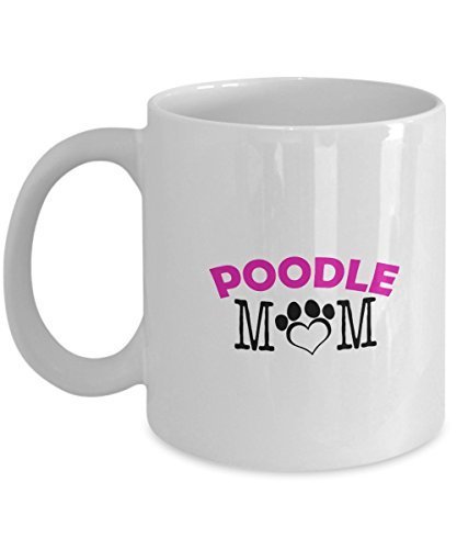 spreadpassion Funny Poodle Couple Mug – Poodle Dad – Poodle Mom – Poodle Lover Gifts - Unique Ceramic Gifts Idea (Mom)