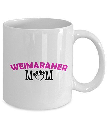 Spreadpassion Funny Weimaraner Couple Mug – Weimaraner Dad – Weimaraner Mom – Weimaraner Lover Gifts - Unique Ceramic Gifts Idea (Mom)