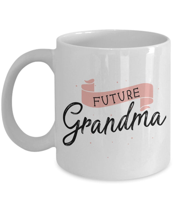 spreadpassion Future Grandma Mug - Funny Tea Hot Cocoa Coffee Cup - Novelty Birthday Christmas Anniversary Gag Gifts Idea White Variant sold out or unavailable