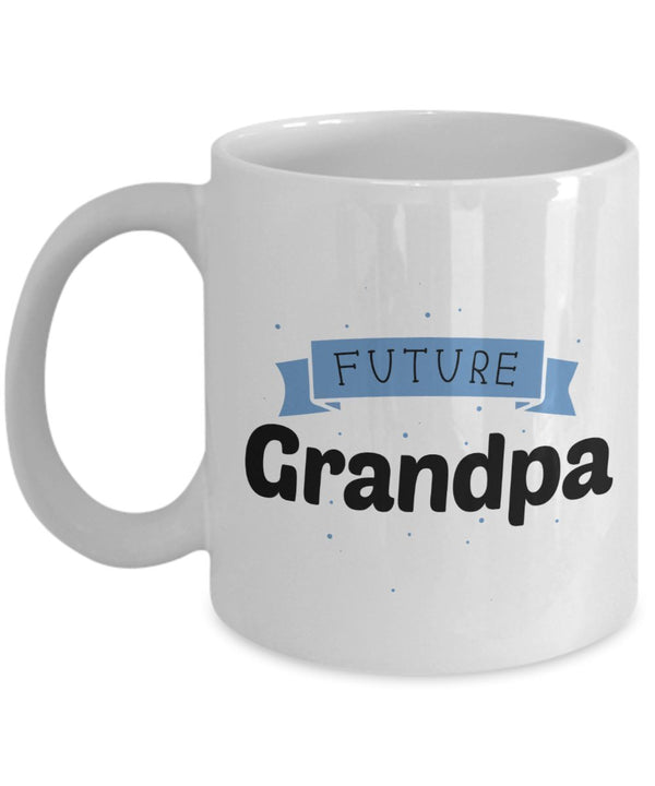 spreadpassion Future Grandpa Mug - Funny Tea Hot Cocoa Coffee Cup - Novelty Birthday Christmas Anniversary Gag Gifts Idea White Variant sold out or unavailable