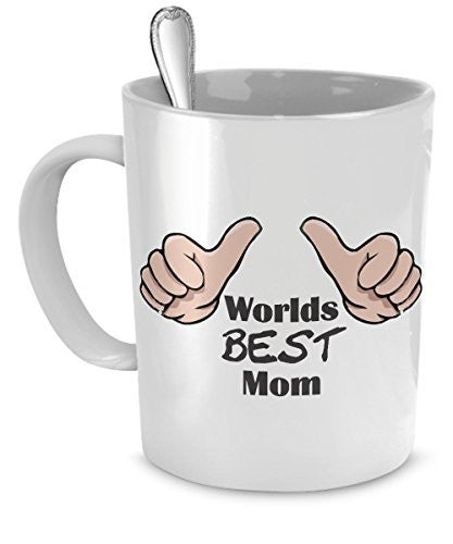 spreadpassion Gifts For Mom- Worlds Best Mom- Best Gifts For Mom- Presents For Mom- Mom Gifts- Best Mom Mug