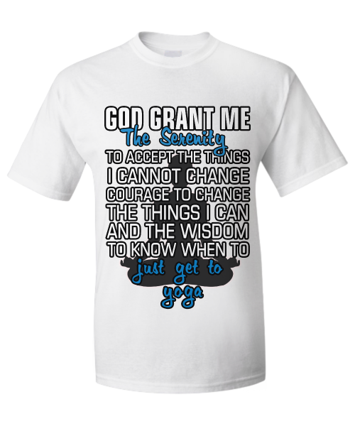 spreadpassion God grant me the serenity White Variant sold out or unavailable