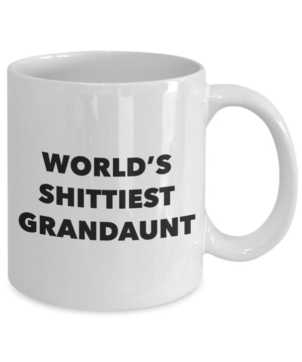 Spreadpassion Grandaunt Mug - Coffee Cup - World's Shittiest Grandaunt - Grandaunt Gifts - Funny Novelty Birthday Present Idea White Variant Sold Out Or Unavailable