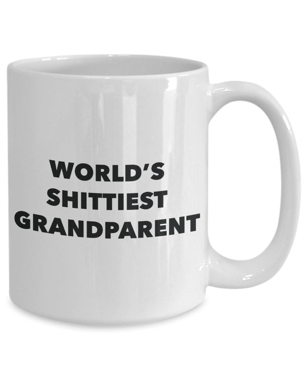 Spreadpassion Grandparent Mug - Coffee Cup - World's Shittiest Grandparent - Grandparent Gifts - Funny Novelty Birthday Present Idea White Variant Sold Out Or Unavailable