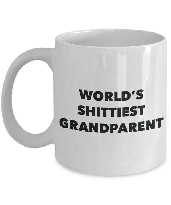 spreadpassion Grandparent Mug - Coffee Cup - World's Shittiest Grandparent - Grandparent Gifts - Funny Novelty Birthday Present Idea White Variant sold out or unavailable