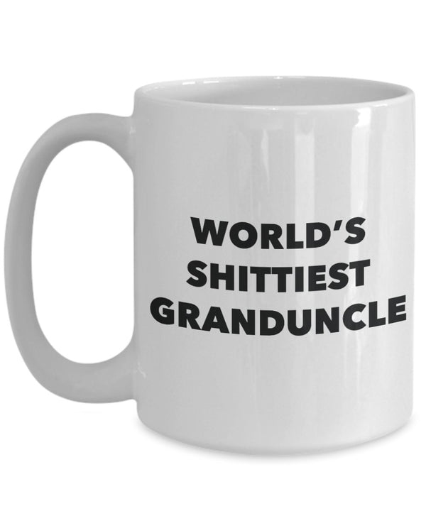 Spreadpassion Granduncle Mug - Coffee Cup - World's Shittiest Granduncle - Granduncle Gifts - Funny Novelty Birthday Present Idea White Variant Sold Out Or Unavailable