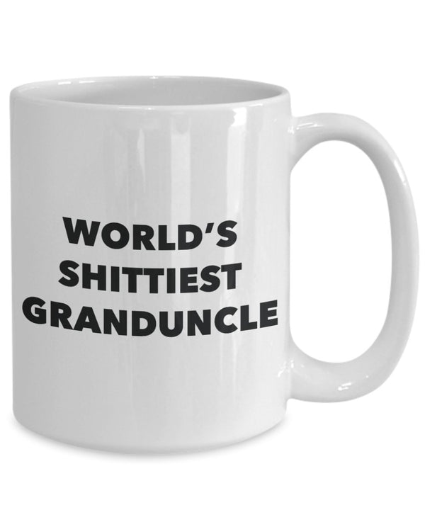 Spreadpassion Granduncle Mug - Coffee Cup - World's Shittiest Granduncle - Granduncle Gifts - Funny Novelty Birthday Present Idea White Variant Sold Out Or Unavailable