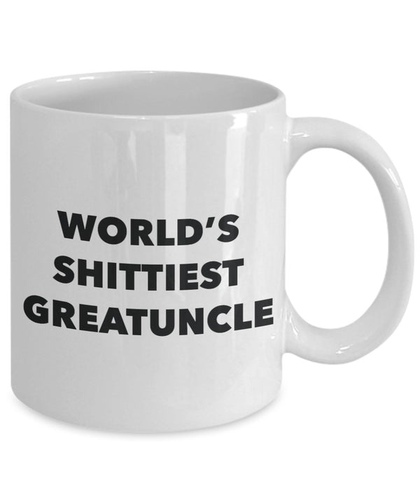 Spreadpassion Great-uncle Mug - Coffee Cup - World's Shittiest Great-uncle - Great-uncle Gifts - Funny Novelty Birthday Present Idea White Variant Sold Out Or Unavailable