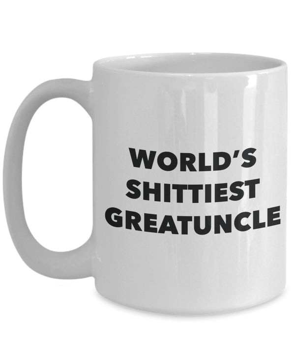 Spreadpassion Great-uncle Mug - Coffee Cup - World's Shittiest Great-uncle - Great-uncle Gifts - Funny Novelty Birthday Present Idea White Variant Sold Out Or Unavailable