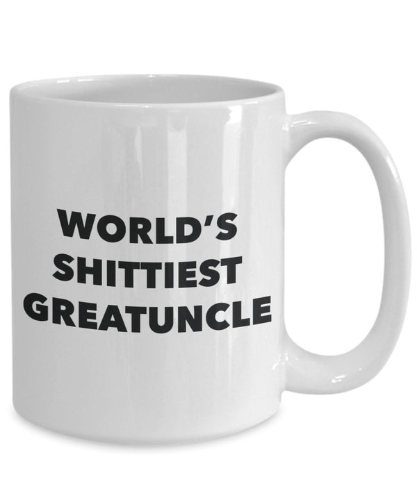 Spreadpassion Great-uncle Mug - Coffee Cup - World's Shittiest Great-uncle - Great-uncle Gifts - Funny Novelty Birthday Present Idea White Variant Sold Out Or Unavailable