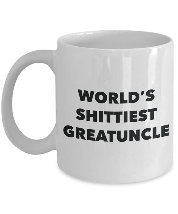spreadpassion Great-uncle Mug - Coffee Cup - World's Shittiest Great-uncle - Great-uncle Gifts - Funny Novelty Birthday Present Idea White Variant sold out or unavailable
