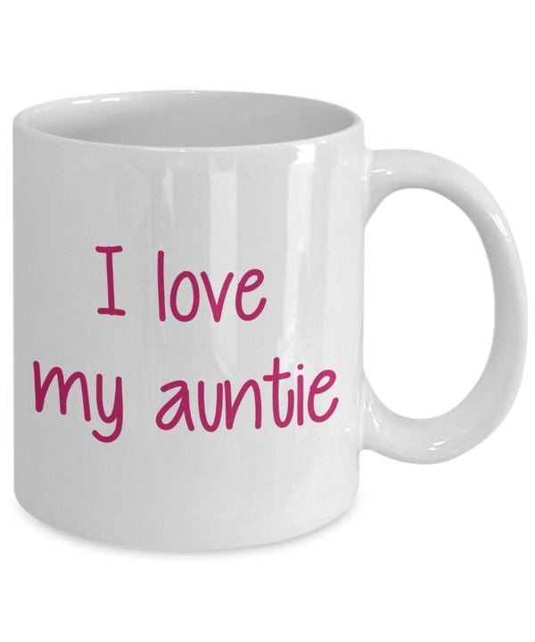 Spreadpassion I Love My Auntie Mug - Funny Tea Hot Cocoa Coffee Cup - Novelty Birthday Christmas Anniversary Gag Gifts Idea White Variant Sold Out Or Unavailable